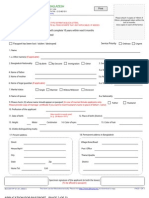 Passport Application Form