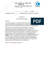 Philippine College of Science and Technology: Paper Chromatography Diagram