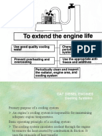 Cat Diesel Engine Cooling System Components and Functions