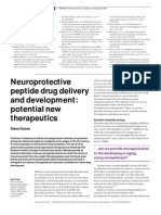 Neuroprotective Peptide Drug Delivery