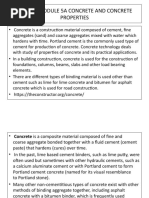 Cen 204 Module 5a Concrete Concrete Properties