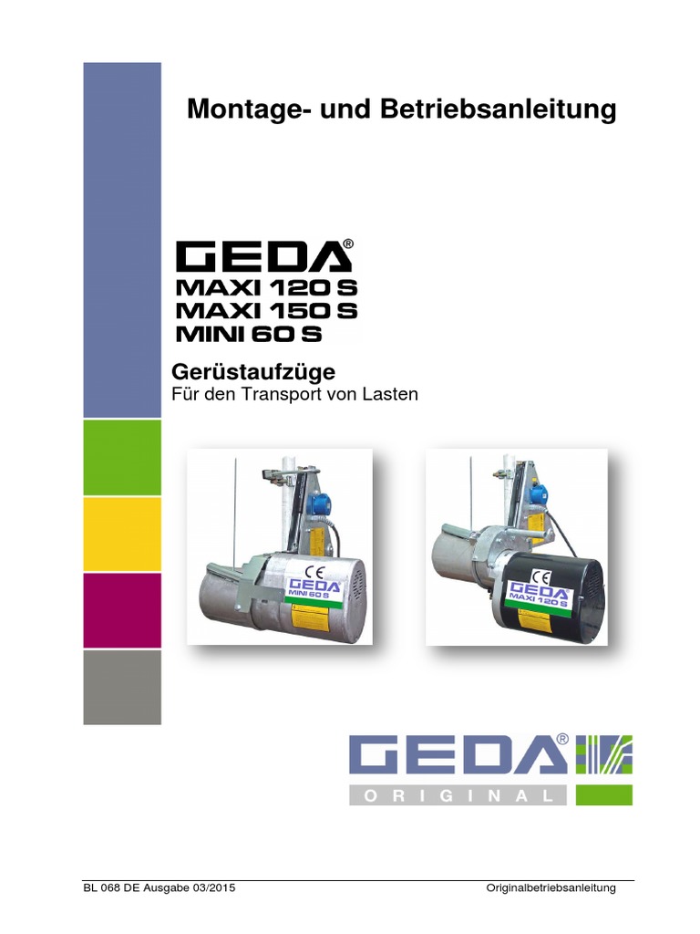 Geda Maxim 120-150S | PDF
