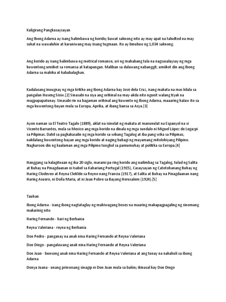 Kaligirang Pangkasaysayan | PDF