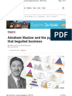 Maslow HierarchyOfNeeds Pyramid BBC