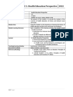 FINAL Module 1A Health Education Perspective