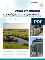 Briefing Note On Sludge Management - May 2021