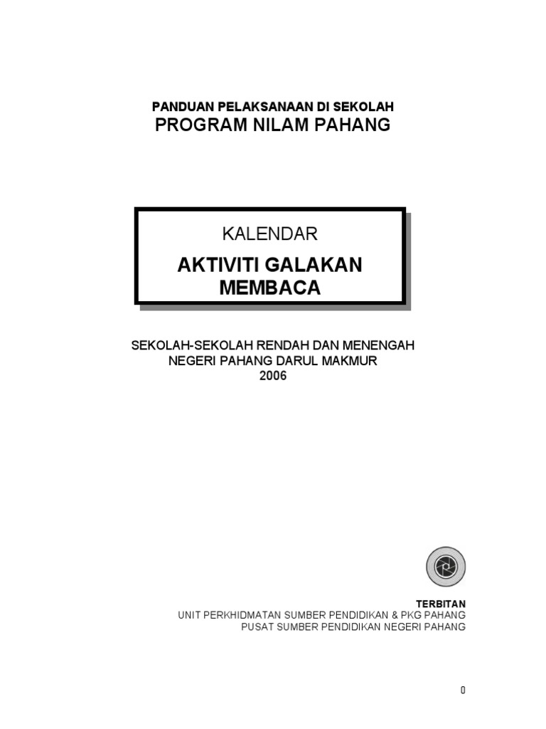 Aktiviti Galakan Membaca Pdf