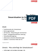 Steuersituation Im Onlinehandel - Schrittwieser