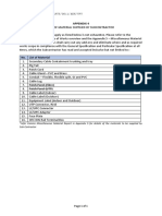 Appendix 4 - List of Material Supply by Subcontractor