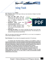 Learning Task: Mind Mapping Part I. Direction: Make A Mind Map of What You Have Learned On Chapter 2 by Follow