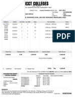 Registration form for Rizal campus student