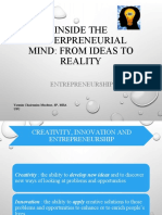Inside The Enterpreneurial Mindset