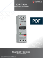 Manual Transmissor de peso IDP-T80S