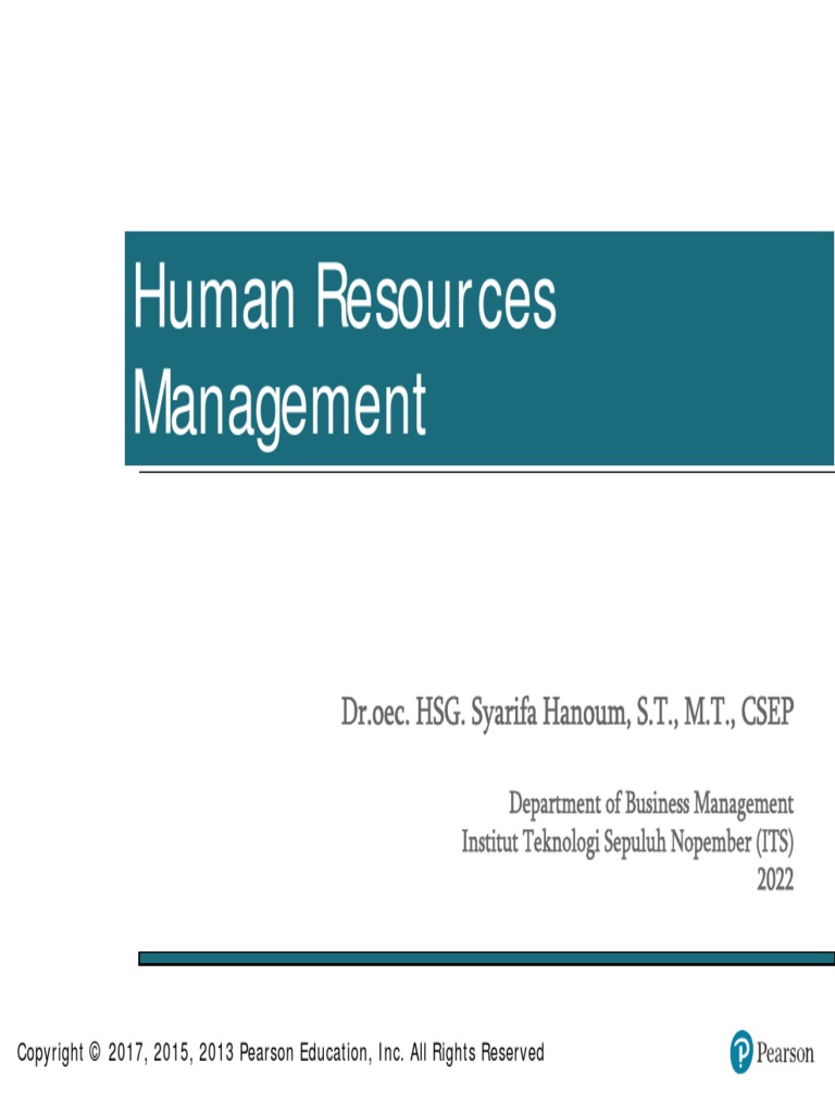 HRM - 02 - Strategic HRM | PDF | Human Resource Management | Strategic ...