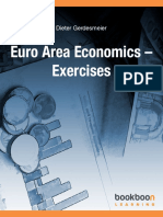 Euro Area Economics - Exercises: Dieter Gerdesmeier