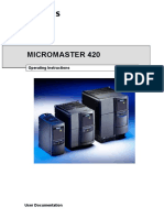 Micromaster 420: Operating Instructions Issue A1