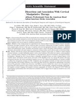 Cervical Arterial Dissections and Association With Cervical