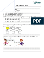Tema-Adunarea Si Scaderea 0-1000
