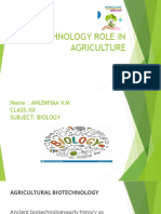 Biotechnology Role in Agriculture