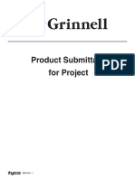 Product Submittals for Fire Protection Project