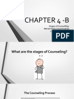 Chapter 4 - B: Stages of Counselling Mental Status Examination Counseling Methods