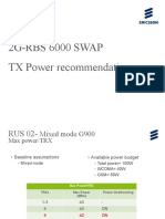 2G Power Settings in RBS6000