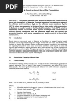 Download Chow  Tan Design  Construction of Bored Pile Foundation - 2003 by Donny B Tampubolon SN56215240 doc pdf
