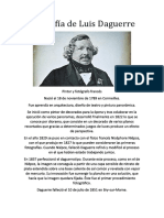 Biografía de Luis Daguerre
