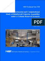 An Experimental and Computational Study of Reinforced Concrete Assemblies Under a Column Removal Scenario