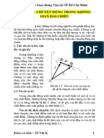Chương 1 - Chuyển động trong không gian 2 chiều