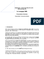 Le Langage UML: Télé Enseignement - Cnam Des Pays de Loire Méthodologie B8