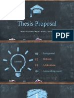 Thesis Proposal: Thesis / Graduation / Report / Opening / Dynamic