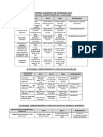 PROPUESTA CALENDARIO ACADÉMICO DE POSGRADOS 