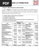 Exercice Bilan Financier Et Ratios de Bilan (Youtube)