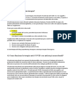 Riassunnto PDF Scienze Vaccini