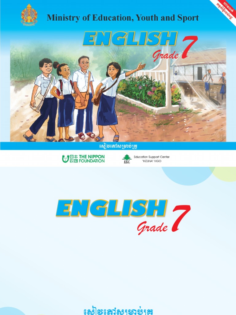 English Grade 7 Teacher's Guide Book Khmer | PDF | Linguistics ...