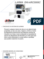 Configuración alarma DHI-ARC3008C