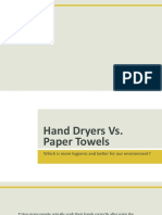 Hand Dryers Vs Paper Towels Presentation 1