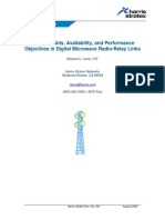 Outage Points_ Availability_ and Performance Objectives in Digital Microwave Radio-Relay Links