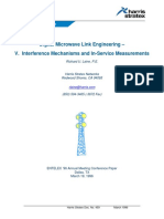 Digital Microwave Link Engineering - V - Interference Mechanisms and In-Service Measurements