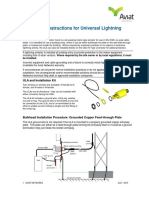 Installation Instructions For Universal Lightning Arrestor