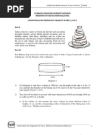 Additional Mathematics Project Work 2