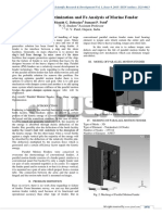 Performance Optimization and Fe Analysis of Marine Fender: Manish G. Dobariya Sumant P. Patel