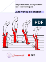 Guía para El Comportamiento Pre-Operatorio y Post - Operatorio para EL REEMPLAZO TOTAL DE CADERA SPS - PDF Descargar Libre