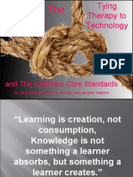 Beyond The App: and The Common Core Standards