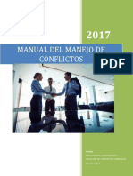 MANUAL DEL MANEJO DE CONFLICTOS de Negociacion