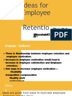 Ideas for Improving Employee Retention and Motivation