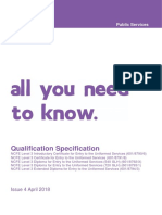 l3 Entry To Uniformed Services Qualification Suite Qualification Spec Issue 4 April 2018