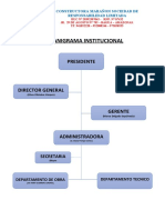 Organigrama Institucional