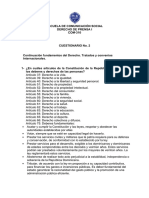 CUESTIONARIO No. 2 ContinuaciÃ N Fundamentos Del Derecho. Tratados y Convenios